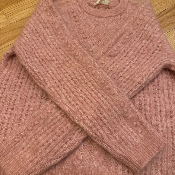 Sezane Sweater Jake Jumper Medium Rosewood - XL pink - Picture 9 of 10